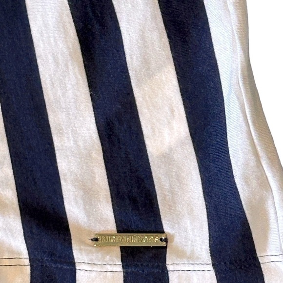 MICHAEL Michael Kors Blouse T-shirt Short/cap sleeves Stripes Navy blue White - Picture 3 of 8